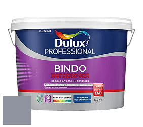 Краска DULUX LUXIUM BINDO НЕГОРЮЧАЯ 9л глубокоматовая краска цвет NCS S 4010-R70B 