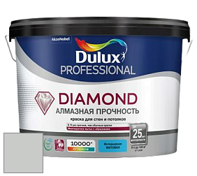 Краска DULUX LUXIUM DIAMOND MATT матовая краска цвет 30GG 61/010 Silver Quill