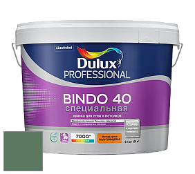 Краска DULUX LUXIUM BINDO 40 Специальная полуглянцевая краска цвет 82GY 19/152 Prickly Pine