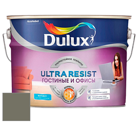 Краска DULUX LUXIUM ULTRA RESIST ГОСТИНЫЕ И ОФИСЫ ультрастойкая матовая краска цвет 90YY 19/075 English Pinewood