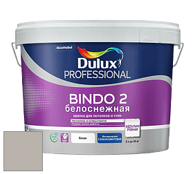 Краска DULUX LUXIUM BINDO 2 глубокоматовая краска цвет 10YY 46/041 Chinchilla White
