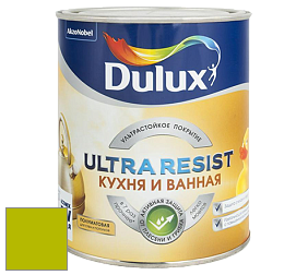 Краска DULUX LUXIUM ULTRA RESIST КУХНЯ И ВАННАЯ полуматовая ультрастойкая краска цвет 76YY 44/697 
