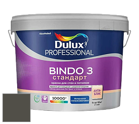 Краска DULUX LUXIUM BINDO 3 Стандарт глубокоматовая краска цвет NCS S 8005-G80Y 