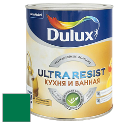 Краска DULUX LUXIUM ULTRA RESIST КУХНЯ И ВАННАЯ полуматовая ультрастойкая краска цвет NCS S 3560-G 
