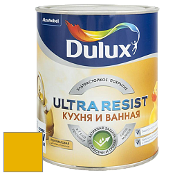 Краска DULUX LUXIUM ULTRA RESIST КУХНЯ И ВАННАЯ полуматовая ультрастойкая краска цвет NCS S 1080-Y 