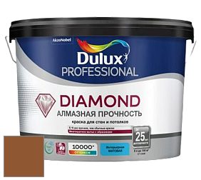 Краска DULUX LUXIUM DIAMOND MATT матовая краска цвет 80YR 13/325 Spanish Chestnut
