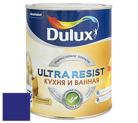 Краска DULUX LUXIUM ULTRA RESIST КУХНЯ И ВАННАЯ полуматовая ультрастойкая краска цвет RAL 5002 