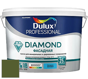 Краска DULUX LUXIUM DIAMOND ФАСАДНАЯ матовая краска цвет 10GY 12/225 