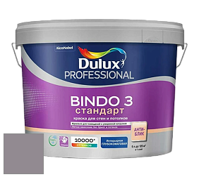 Краска DULUX LUXIUM BINDO 3 Стандарт глубокоматовая краска цвет 90RB 28/044 