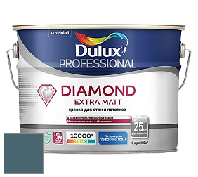Краска DULUX LUXIUM DIAMOND EXTRA MATT глубокоматовая краска цвет NCS S 6020-B10G 