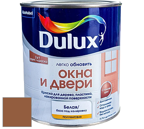 Краска DULUX LUXIUM ОКНА И ДВЕРИ полуматовая краска цвет NCS S 5040-Y40R 
