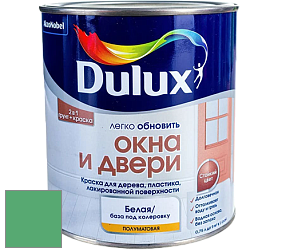 Краска DULUX LUXIUM ОКНА И ДВЕРИ полуматовая краска цвет 90GY 33/408 Grand Highland