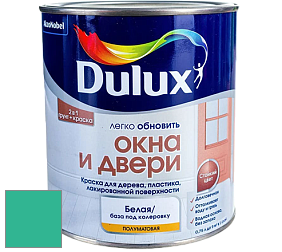 Краска DULUX LUXIUM ОКНА И ДВЕРИ полуматовая краска цвет 30GG 37/423 Remote Island