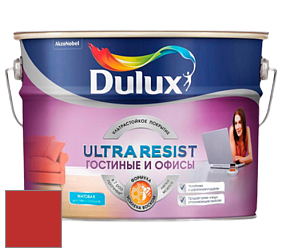 Краска DULUX LUXIUM ULTRA RESIST ГОСТИНЫЕ И ОФИСЫ ультрастойкая матовая краска цвет 19YR 14/629 O'Hara