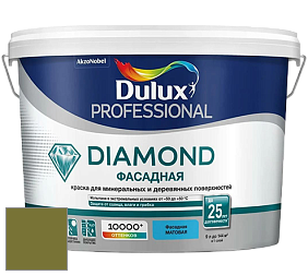 Краска DULUX LUXIUM DIAMOND ФАСАДНАЯ матовая краска цвет 77YY 19/297 Fantastic Foliage