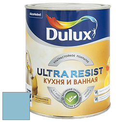 Краска DULUX LUXIUM ULTRA RESIST КУХНЯ И ВАННАЯ полуматовая ультрастойкая краска цвет 70BG 47/182 Blue Dahlia