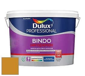 Краска DULUX LUXIUM BINDO НЕГОРЮЧАЯ 9л глубокоматовая краска цвет 20YY 28/613 Golden Harvest