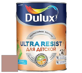 Краска DULUX LUXIUM ULTRA RESIST ДЛЯ ДЕТСКОЙ ультрастойкая матовая краска цвет NCS S 3020-Y80R 