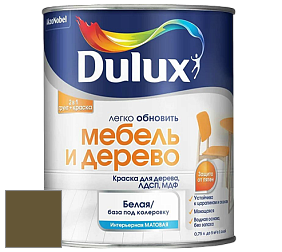 Краска DULUX LUXIUM МЕБЕЛЬ И ДЕРЕВО матовая краска цвет 45YY 11/200 Asian Moss