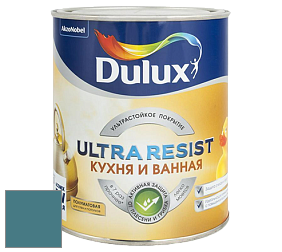 Краска DULUX LUXIUM ULTRA RESIST КУХНЯ И ВАННАЯ полуматовая ультрастойкая краска цвет 30BG 16/204 