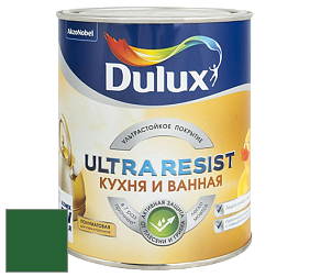 Краска DULUX LUXIUM ULTRA RESIST КУХНЯ И ВАННАЯ полуматовая ультрастойкая краска цвет RAL 6002 