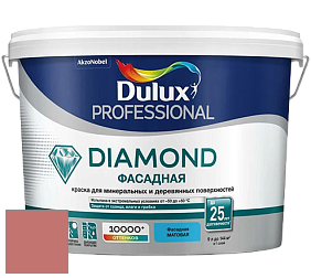 Краска DULUX LUXIUM DIAMOND ФАСАДНАЯ матовая краска цвет 10YR 27/323 Madeira Rose
