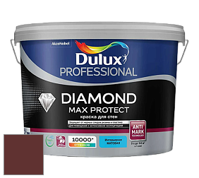 Краска DULUX LUXIUM DIAMOND MAX PROTECT матовая краска цвет 01YR 07/180 Chilli Chocolate
