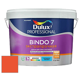 Краска DULUX LUXIUM BINDO 7 Экстрапрочная матовая краска цвет NCS S 0585-Y70R 