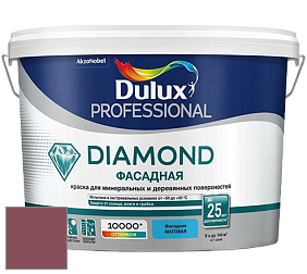 Краска DULUX LUXIUM DIAMOND ФАСАДНАЯ матовая краска цвет 70RR 13/233 Redfeather