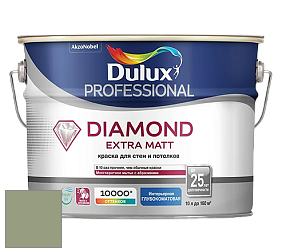 Краска DULUX LUXIUM DIAMOND EXTRA MATT глубокоматовая краска цвет 10GY 34/147 