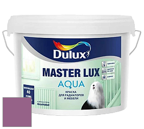 Краска DULUX LUXIUM MASTER LUX AQUA полуглянцевая краска цвет 10RR 19/279 