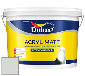 Краска DULUX LUXIUM ACRYL MATT глубокоматовая краска цвет 30BG 72/017 Swiss White