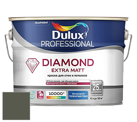 Краска DULUX LUXIUM DIAMOND EXTRA MATT глубокоматовая краска цвет 11GY 12/072 Gorgeous Olive