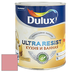 Краска DULUX LUXIUM ULTRA RESIST КУХНЯ И ВАННАЯ полуматовая ультрастойкая краска цвет 90RR 41/258 Heart's Desire