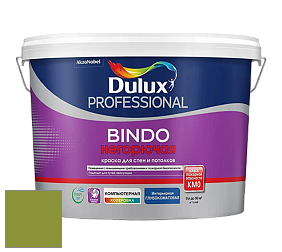 Краска DULUX LUXIUM BINDO НЕГОРЮЧАЯ 9л глубокоматовая краска цвет 90YY 29/464 Tarragon glory 2