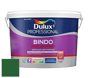 Краска DULUX LUXIUM BINDO НЕГОРЮЧАЯ 9л глубокоматовая краска цвет RAL 6002 