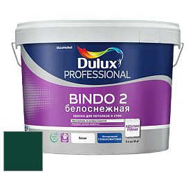 Краска DULUX LUXIUM BINDO 2 глубокоматовая краска цвет RAL 6005 