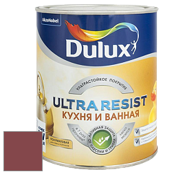 Краска DULUX LUXIUM ULTRA RESIST КУХНЯ И ВАННАЯ полуматовая ультрастойкая краска цвет 90RR 11/257 Tomahawk Red