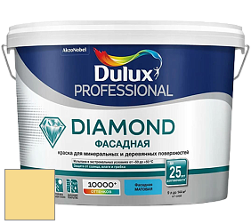 Краска DULUX LUXIUM DIAMOND ФАСАДНАЯ матовая краска цвет 45YY 74/383 Buttercup fool 3