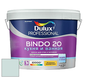 Краска DULUX LUXIUM BINDO 20 Кухня и Ванная полуматовая краска цвет 90GG 73/062 Sea urchin 5