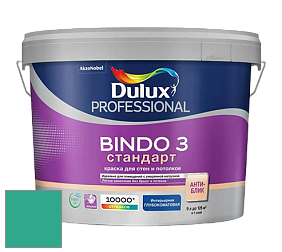 Краска DULUX LUXIUM BINDO 3 Стандарт глубокоматовая краска цвет 50GG 30/467 Minted glory 4