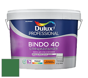 Краска DULUX LUXIUM BINDO 40 Специальная полуглянцевая краска цвет 90GY 13/375 Paradise green 2