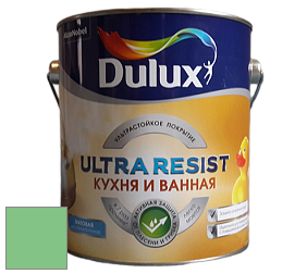 Краска DULUX LUXIUM ULTRA RESIST КУХНЯ И ВАННАЯ матовая ультрастойкая краска цвет 69GY 47/391 Island Grove