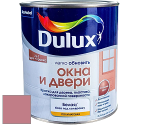 Краска DULUX LUXIUM ОКНА И ДВЕРИ полуматовая краска цвет 90RR 30/285 