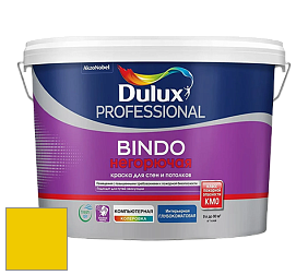 Краска DULUX LUXIUM BINDO НЕГОРЮЧАЯ 9л глубокоматовая краска цвет RAL 1023 