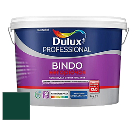 Краска DULUX LUXIUM BINDO НЕГОРЮЧАЯ 9л глубокоматовая краска цвет RAL 6005 