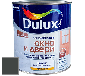 Краска DULUX LUXIUM ОКНА И ДВЕРИ полуматовая краска цвет NCS S 8502-G 