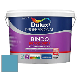 Краска DULUX LUXIUM BINDO НЕГОРЮЧАЯ 9л глубокоматовая краска цвет 70BG 32/238 Hidden Harbor