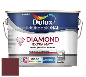 Краска DULUX LUXIUM DIAMOND EXTRA MATT глубокоматовая краска цвет 09YR 05/305 Classic Burgundy