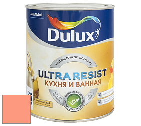 Краска DULUX LUXIUM ULTRA RESIST КУХНЯ И ВАННАЯ полуматовая ультрастойкая краска цвет NCS S 0550-Y70R 